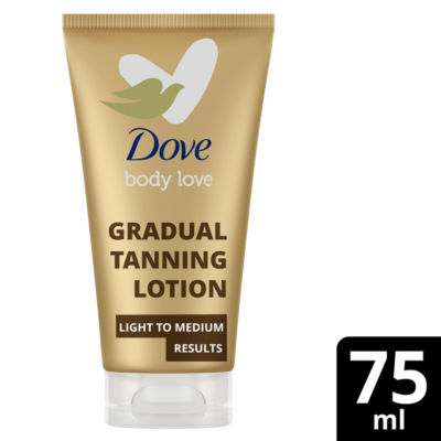 Dove Summer Revived Self Tan for Face and Body Light to Medium Gradual Tanning Lotion 75 ml