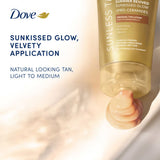 Dove Summer Revived self-tanning lotion light to medium 75 ml - British product
