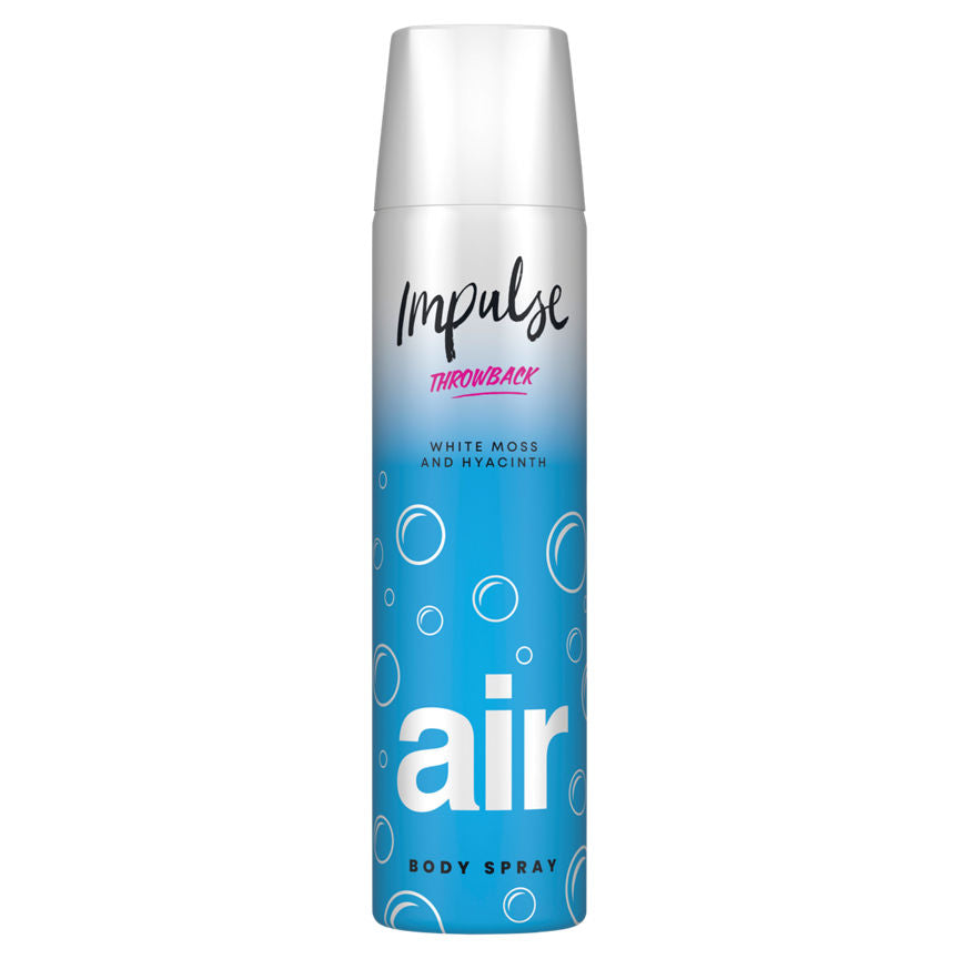 Impulse Oxygen Air Body Spray White Moss and Hyacinth 75ml