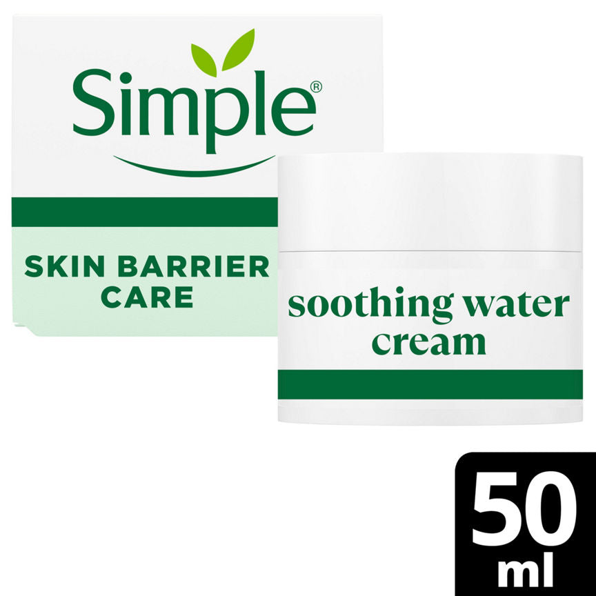 Simple Face Cream Soothing Water 50 ml GOODS ASDA   