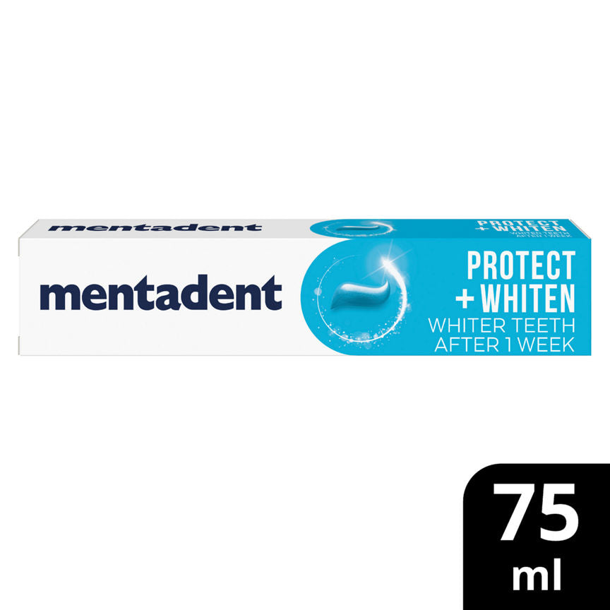 Mentadent Protect + Whiten Toothpaste 75ml GOODS ASDA   