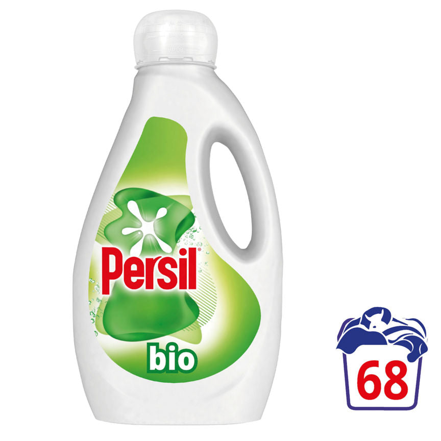 Persil Laundry Washing Liquid Detergent Bio 1.836 L (68 washes) GOODS ASDA   