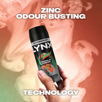 Lynx Jungle Fresh anti-perspirant aerosol 150 ml, UK version