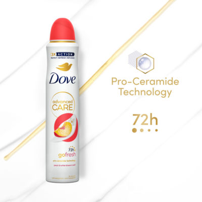 Dove Anti-Perspirant Spray Peach & White Blossom 200ml - British product