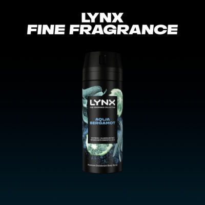 Lynx Aqua Bergamot Body Spray 150 ml, UK version