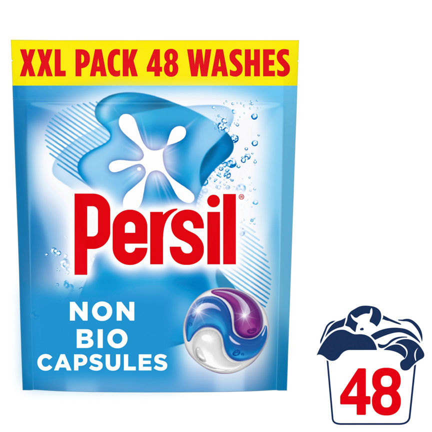 Persil 3 in 1 Washing Capsules Non Bio 48 washes GOODS ASDA   