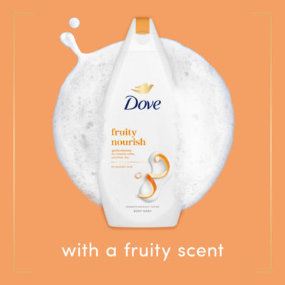 Dove Fruity Nourish body wash 450ml, UK version