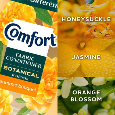 Comfort Summer Bouquet fabric conditioner 570ml, imported from the UK