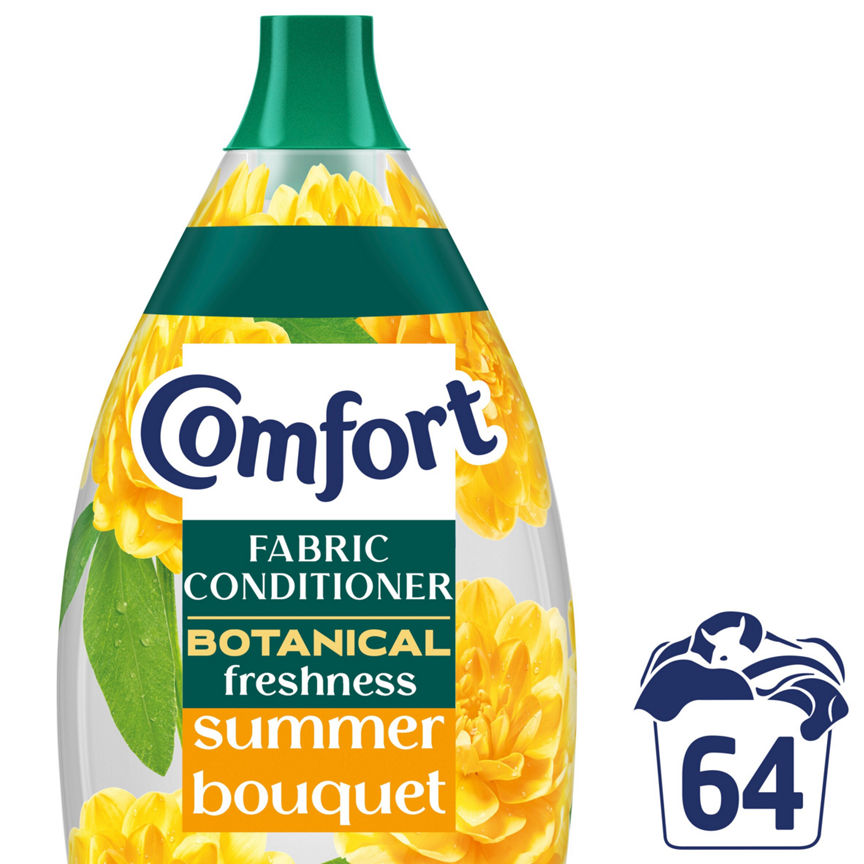 Comfort Botanical Fabric Conditioner Summer Bouquet 960 ml (64 washes)