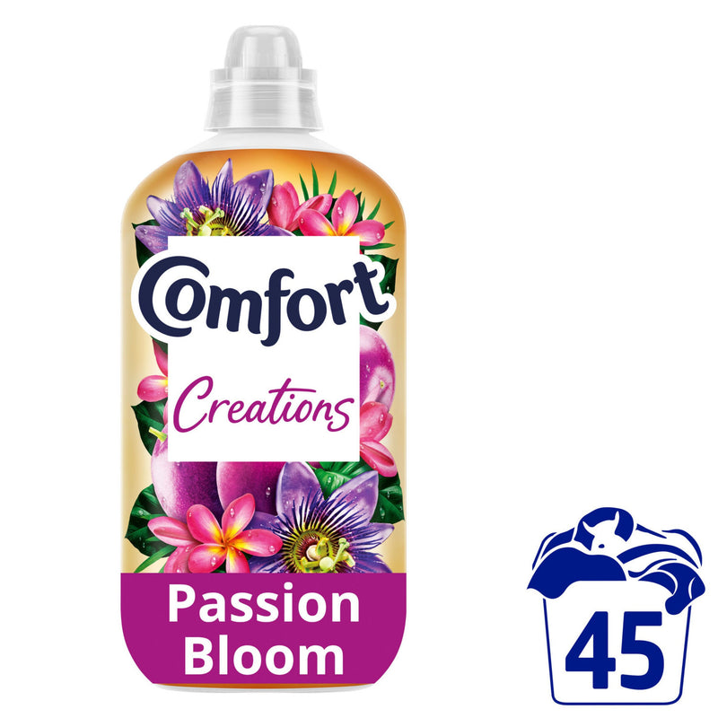 Comfort Passion Bloom fabric conditioner 1.35L, UK version