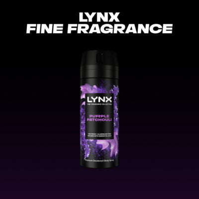 Lynx Purple Patchouli body spray 150ml (British brand)