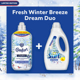 Comfort Creations Fresh Winter Breeze fabric conditioner 1.35L, imported from the UK