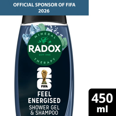 Radox Feel Energised 2-in-1 shower gel 450 ml, UK version