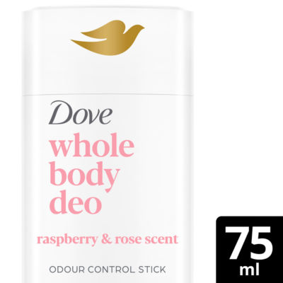 Dove Raspberry & Rose whole body deodorant stick 75ml - British product