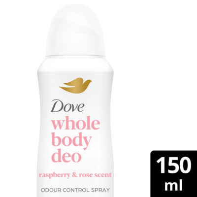 ASDA Dove Raspberry & Rose Whole Body Deodorant Spray 150 ml- Buy online at McGrocer