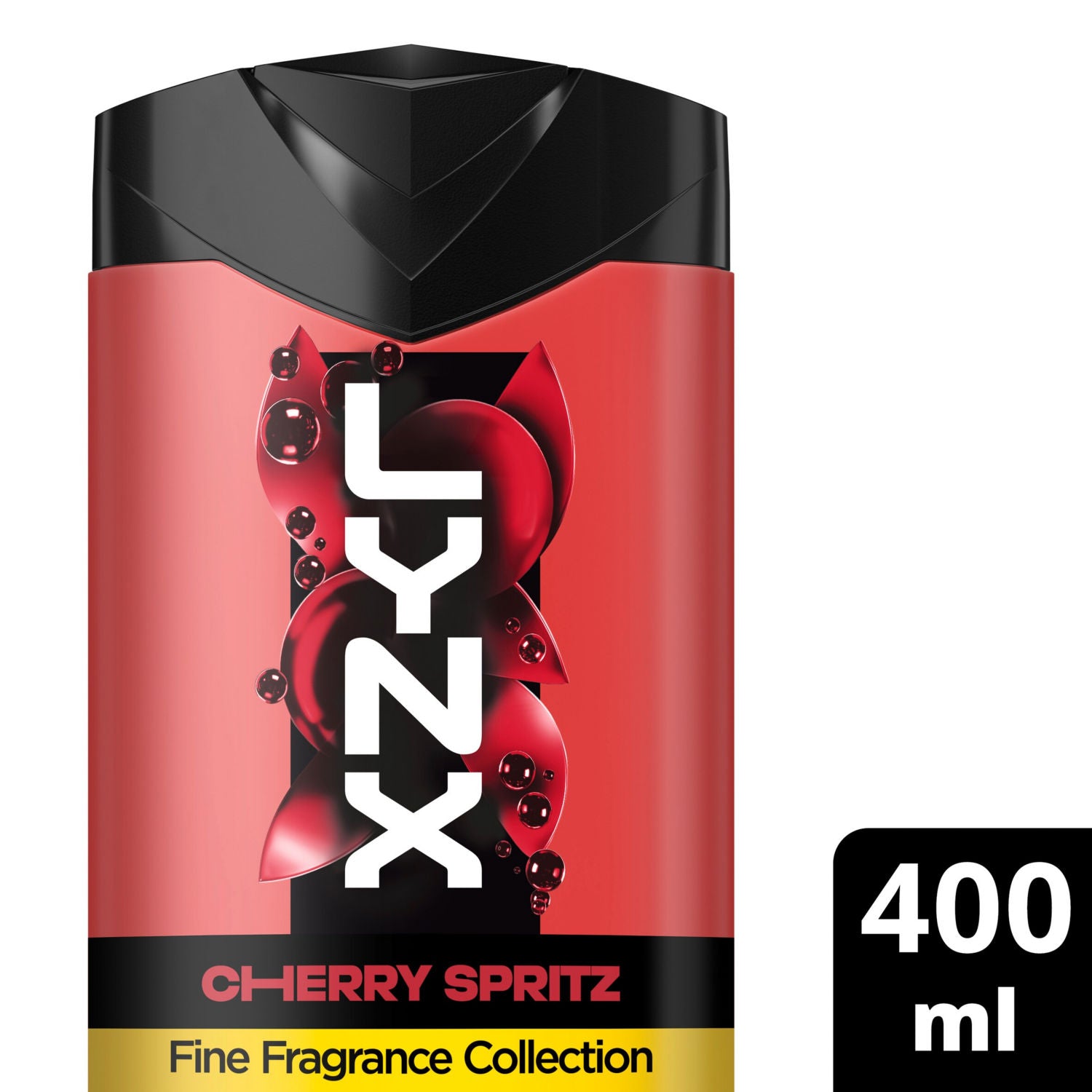 Lynx Cherry Spritz body wash 400ml, imported from the UK