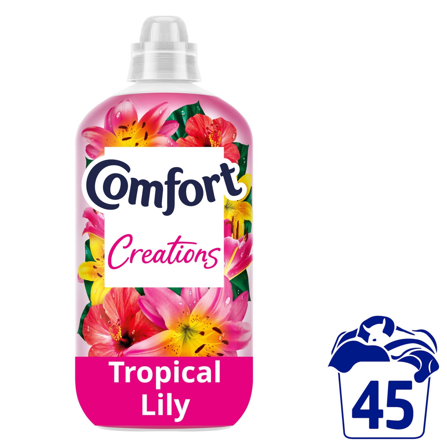Comfort fabric softener Tropical Lily 1.35 L - British product