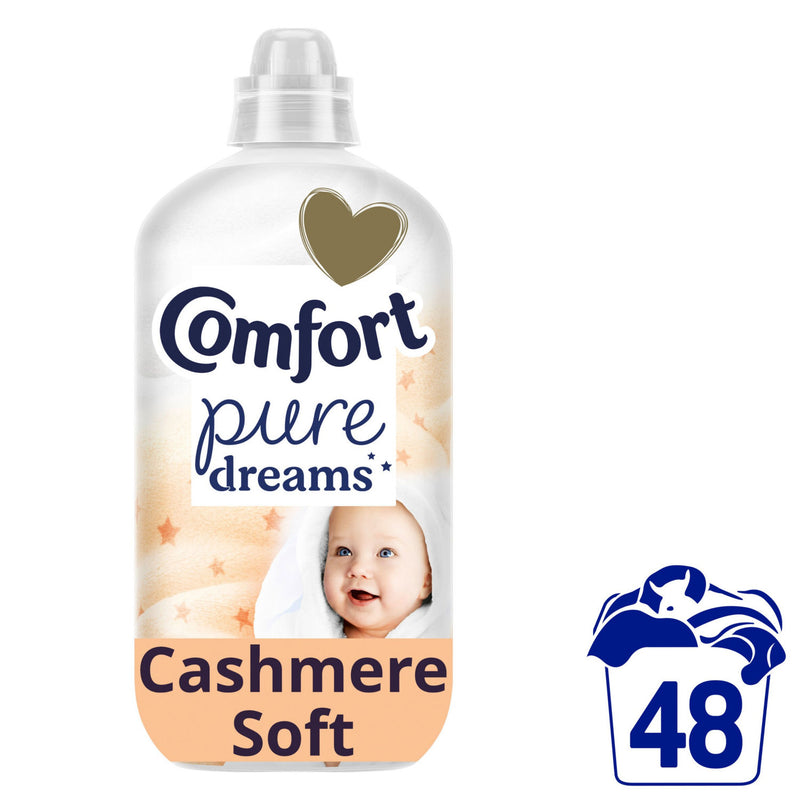 Comfort Cashmere Soft fabric conditioner 1.44L, imported from the UK