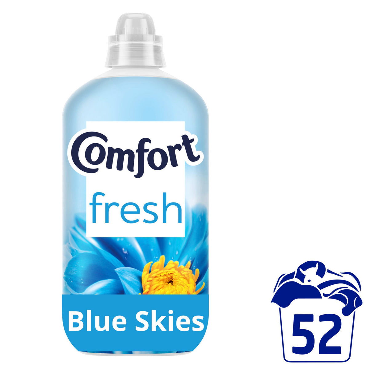 Comfort Fresh Blue Skies fabric conditioner 1.56L - British product