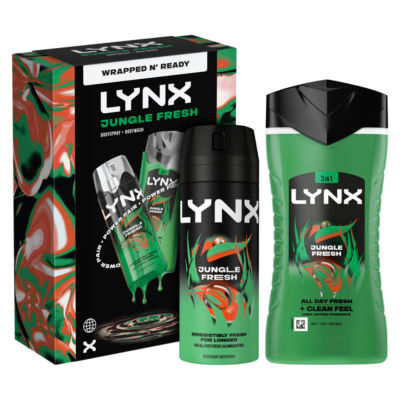 Lynx Jungle Fresh Duo gift set 2 piece (British brand)