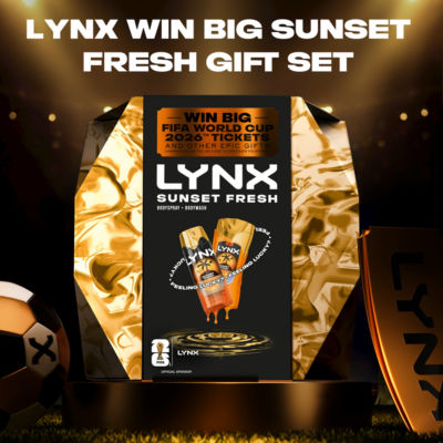 Lynx Sunset Fresh gift set body wash and spray - imported from the UK