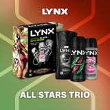 Lynx All Stars Trio gift set (British brand)