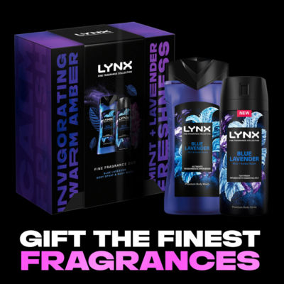 Lynx Blue Lavender gift set 2 piece - British product