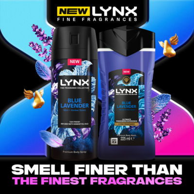Lynx Blue Lavender gift set 2 piece - British product