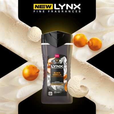 Lynx Black Vanilla gift set 2 piece, UK version