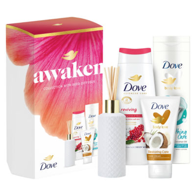 Dove Awaken Collection gift set 3 piece, imported from the UK