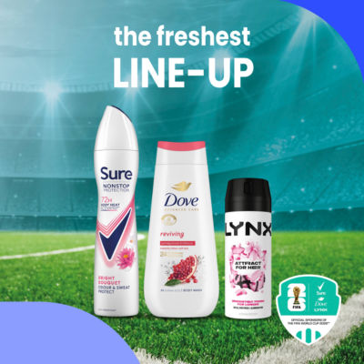 Dove Lynx Sure gift set with water bottle - British product