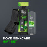 Dove Men+Care gift set body wash socks 250ml, imported from the UK