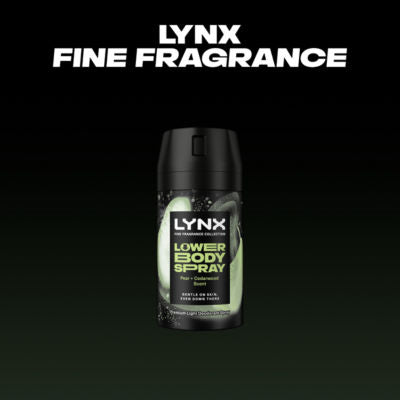 Lynx lower body spray Pear Cedarwood 100ml - British product