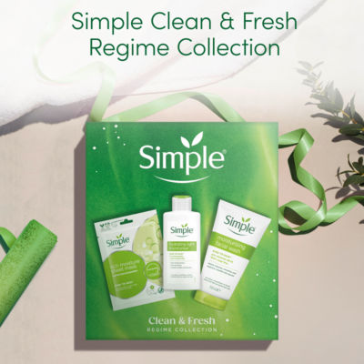 Simple Clean & Fresh gift set 3 piece (British brand)