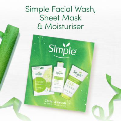 Simple Clean & Fresh gift set 3 piece (British brand)