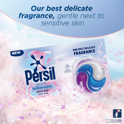 Persil non bio washing capsules Heaven Scent 24 washes, imported from the UK