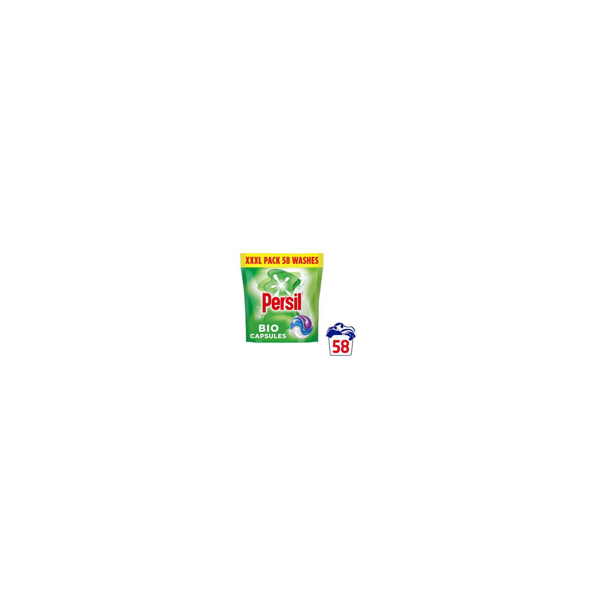 Persil Bio 3 in 1 washing capsules 58 washes (British brand)