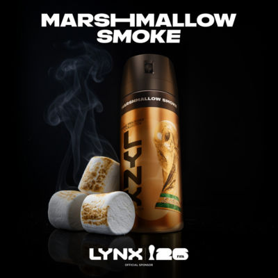 Lynx body spray Marshmallow Smoke limited edition 150 ml - British product