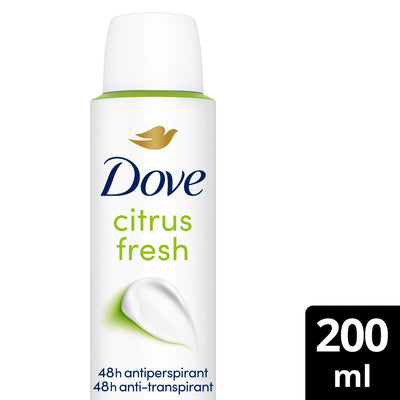 ASDA Dove Citrus Fresh Anti-Perspirant Aerosol 200 ml- Buy online at McGrocer