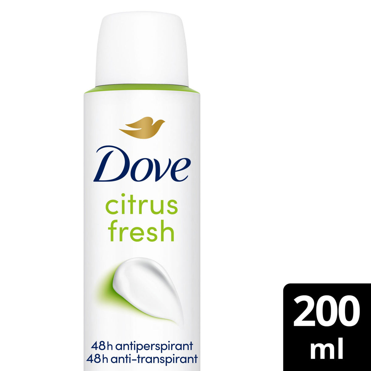 Dove Citrus Fresh anti-perspirant aerosol 200ml (British brand)