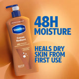 Vaseline Intensive Care Cocoa Radiant body lotion 600ml (British brand)