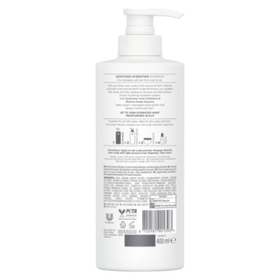 Dove Soothing Hydration Shampoo 400ml (British brand)
