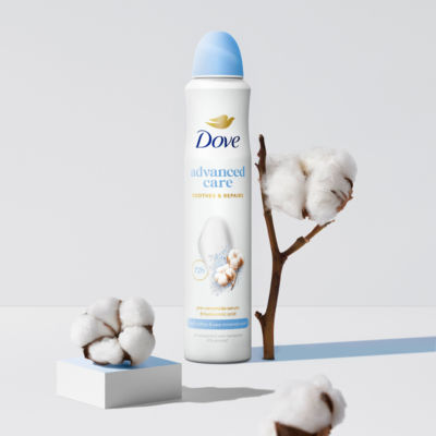 Dove Fresh Cotton anti-perspirant aerosol 200 ml - British product