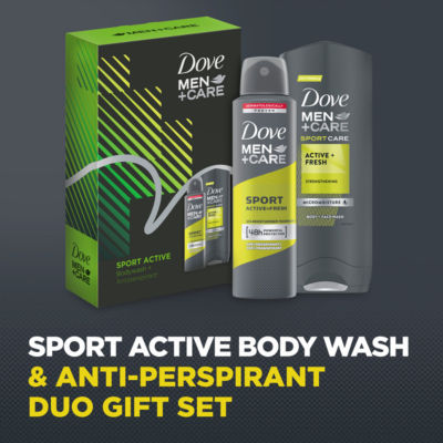 Dove Men+Care gift set Sport Active Duo 2 piece, imported from the UK