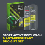 Dove Men+Care gift set Sport Active Duo 2 piece, imported from the UK