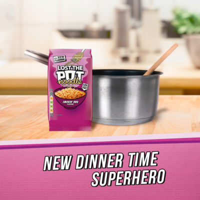 Pot Noodle Smokin' BBQ instant noodles 85g, imported from the UK