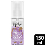Impulse Inner Peace body mist 150ml, imported from the UK