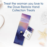 Dove Restore Hand Treats gift set with two hand creams and nail file, UK version