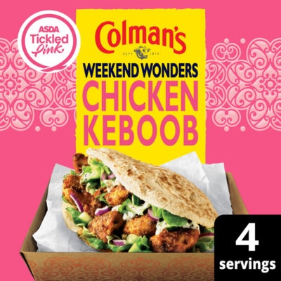 Colman's Chicken Keboob seasoning mix limited edition 30g, imported from the UK