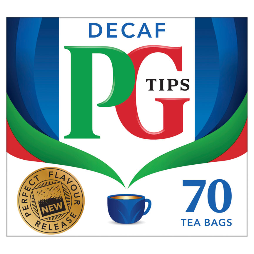 PG Tips 70 Decaf Tea Bags 203g GOODS ASDA   